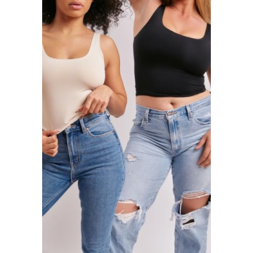 Almere Double-Lined Crop Tank Top for Stylish Comfort