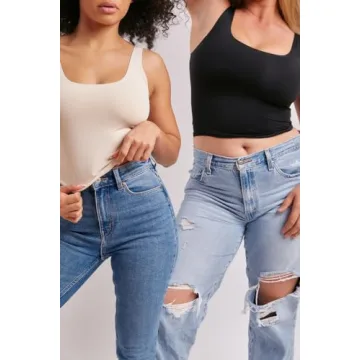 Almere Double-Lined Crop Tank Top for Stylish Comfort