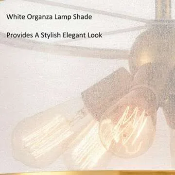 Modern Drum Ceiling Light 6-Light Chandelier for Home