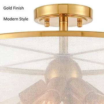 Modern Drum Ceiling Light 6-Light Chandelier for Home