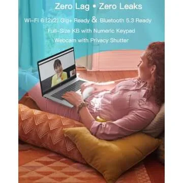 HP 17 Touchscreen Business Laptop with Office - Fast & Lightweight