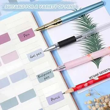 Sticky Index Tabs Page Markers Self Adhesive Flag Tabs Writable Repositionable File Tabs Flags Mix Colored for Reading Book, Taking Note, Classifying File, Marking Document (240 Pieces)