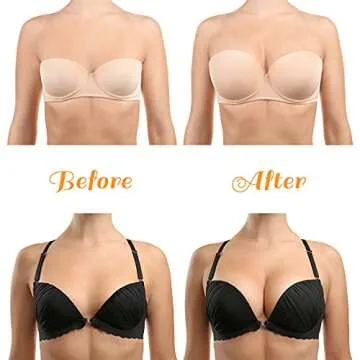 Silicone Bra Inserts - Waterproof Push Up Pads for Women