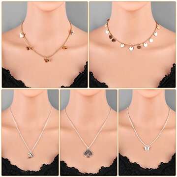 Thrilez 24pcs Women’s Necklace Set for Every Occasion