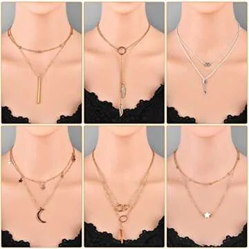 Thrilez 24pcs Women’s Necklace Set for Every Occasion