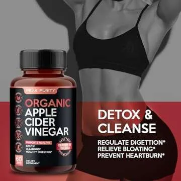 Organic Raw ACV Capsules for Healthy Digestion