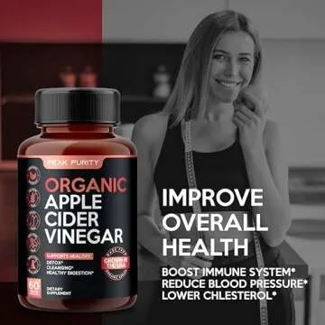 Organic Raw ACV Capsules for Healthy Digestion