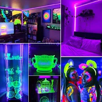 16.4FT Black Light Strip for Parties & Home Decor