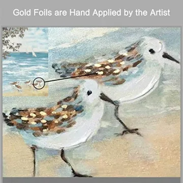 ARTISTIC PATH Abstract Coastal Canvas Beach Artwork