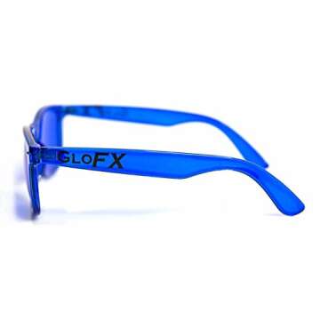GloFX Blue Color Therapy Glasses for Stress Relief and Style