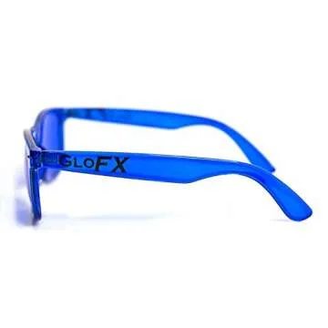 GloFX Blue Color Therapy Glasses for Stress Relief and Style