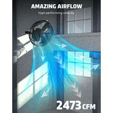 iLiving 14" Weatherproof Fan for Indoor Outdoor Use