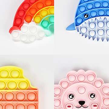 ONEST Silicone Push Pops - Fidget Stress Reliever Toy