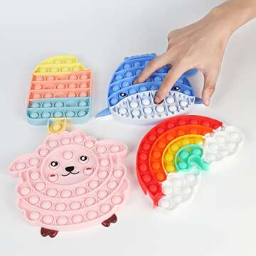ONEST Silicone Push Pops - Fidget Stress Reliever Toy