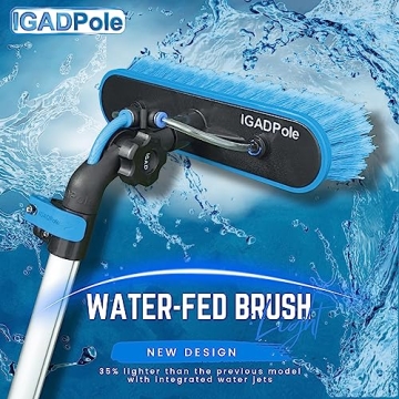 IGADPole 24 FT Window Cleaning Kit for Solar Panels