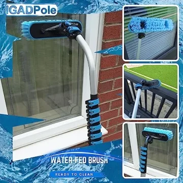 IGADPole 24 FT Window Cleaning Kit for Solar Panels