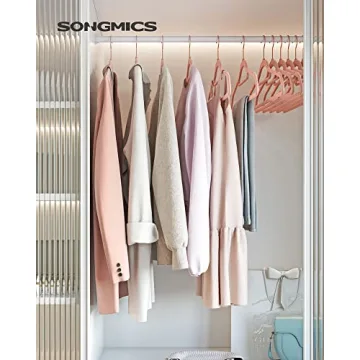 SONGMICS Velvet Hangers 50 Pack Slim Non-Slip Space Saving