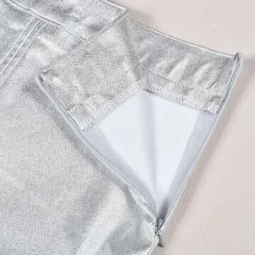 LEOROO Women's Trendy High Waisted A Line Maxi Skirt