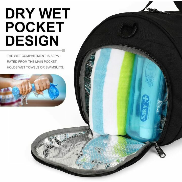 INOXTO 35L Waterproof Sports Gym Bag for Travel