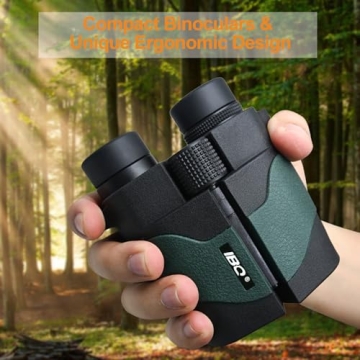 IBQ 12x30 UHD Compact Binoculars High Powered Waterproof