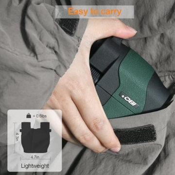 IBQ 12x30 UHD Compact Binoculars High Powered Waterproof