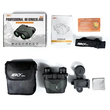 IBQ 12x30 UHD Compact Binoculars High Powered Waterproof