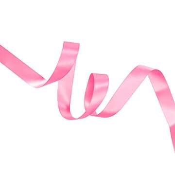 UnionJoy 1 Inch Satin Ribbon for Crafting and Gift Wrapping