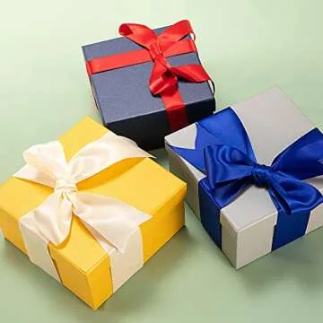 UnionJoy 1 Inch Satin Ribbon for Crafting and Gift Wrapping