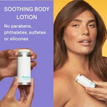 Peach Not Plastic Body Lotion Starter Kit | Refillable Lotion for Dry Skin with Shea Butter and Jojoba Balm for Women and Men | Coconut Lavender Scent | 1.87 oz