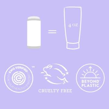 Peach Not Plastic Body Lotion Starter Kit | Refillable Lotion for Dry Skin with Shea Butter and Jojoba Balm for Women and Men | Coconut Lavender Scent | 1.87 oz