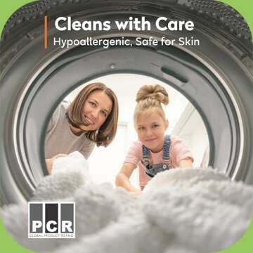 Orange House Liquid Laundry Detergent, Free and Clear, Natural Clean Laundry Detergent, Made of Orange Oil, Hypoallergenic Liquid Detergent No Harmful Chemical, 135.3 Fl Oz, HE & Standard Machine