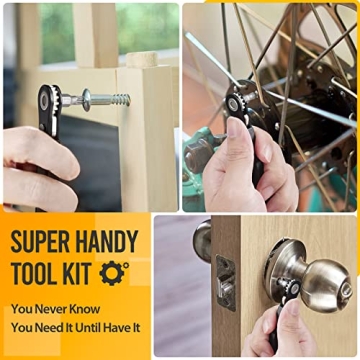 Versatile Right Angle Screwdriver Mini Ratchet Tool for Precision