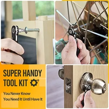 Versatile Right Angle Screwdriver Mini Ratchet Tool for Precision