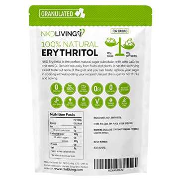 100% Natural Erythritol 300g (Granulated) by NKD Living