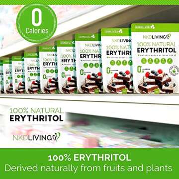 Natural Erythritol Sweetener 300g by NKD Living