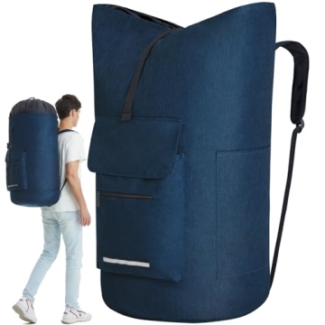 Laundry Backpack Heavy Duty - 115L Extra Large Laundry Bag with Straps