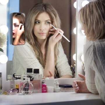 Suction Mount for Magsafe - Magnetic Suction Cup Phone Mount for iPhone, Strong N52 Magnets & Silicone Grip for Hands-Free Cell Phone Accessory Holder or Selfies and Tiktok Videos, Creator and Sharer