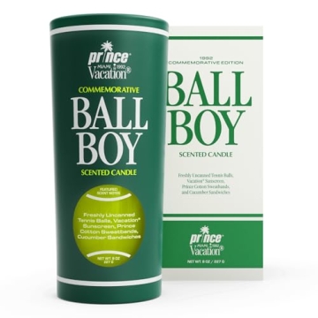 Vacation Ball Boy Tennis Candle - Nostalgia & Luxury