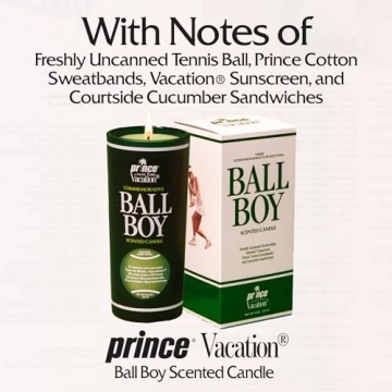 Vacation Ball Boy Tennis Candle - Nostalgia & Luxury