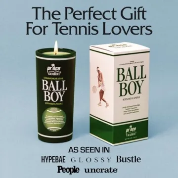 Vacation Ball Boy Tennis Candle - Nostalgia & Luxury