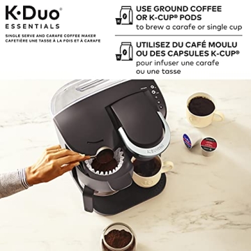 Keurig K-Duo Essentials Moonlight Gray Coffee Maker