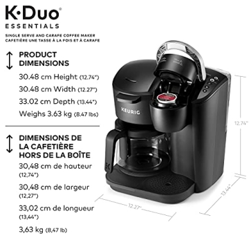 Keurig K-Duo Essentials Moonlight Gray Coffee Maker