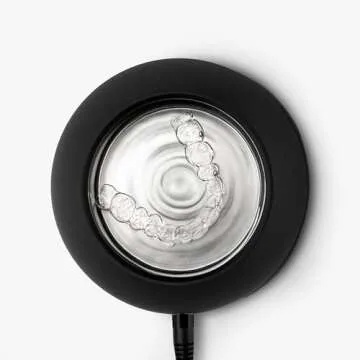 Zima Dental Pod | Jet Black | Ultrasonic Retainer Cleaner Machine | Aligner, Nightguard, Mouth Guard...