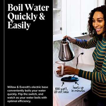 Electric Gooseneck Kettle for Precise Brewing