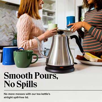 Electric Gooseneck Kettle for Precise Brewing