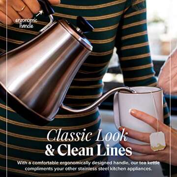 Electric Gooseneck Kettle for Precise Brewing