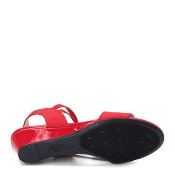 Comfortable LifeStride Women's Yolo Wedge Sandal in Red
