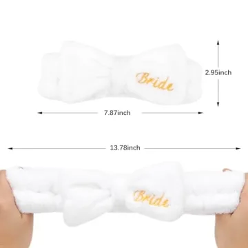 Semato Bridal Spa Headband Set for Bachelorette Parties