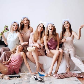 Semato Bridal Spa Headband Set for Bachelorette Parties