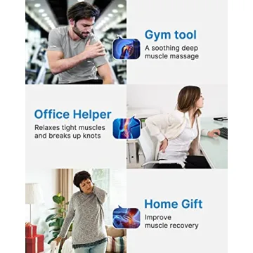 RENPHO Active Massage Gun Deep Tissue Pain Relief FSA HSA